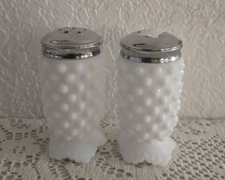 Fenton Hobnail Salt & Pepper Shakers