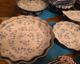 Temp~Tations Ovenware QVC Floral Lace