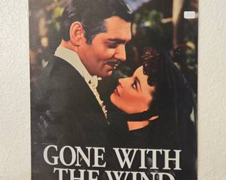 Gone with the Wind Metal Sign