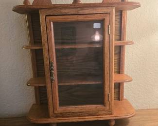 Vintqge Mini Curio Cabinet