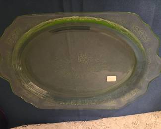 Green Depression Glass
