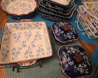 Temp~Tations Ovenware QVC Floral Lac3