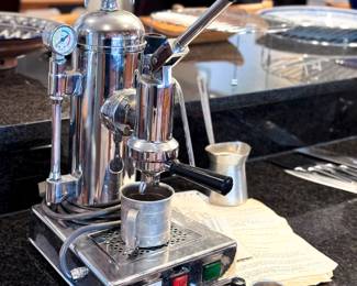 Zacconi Riviera Espresso Machine Handcrafted in Italy with paperwork