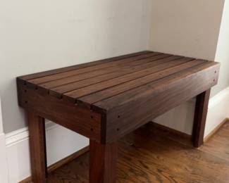 (20”x14”x24”)Vintage Mahogany Nesting Tables with Inlay Detail