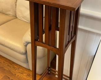 10”x48" Arts & Crafts Style Mission Oak Plant Stand