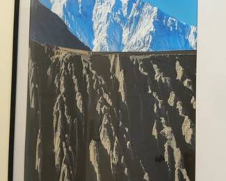 22” x 27” Framed Mountain Peak Landscape Photography - By Jeffrey Marqusee