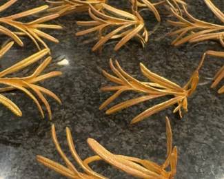 Set of 15 Michael Michaud Rosemary Napkin Rings