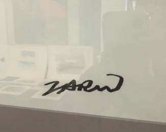 22”×27” Harry Zarin Signed Original Figurative Charcoal Drawing - Professionally Framed
