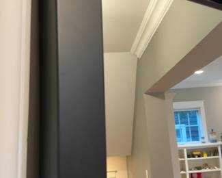 88”x32”x4” Room & Board Black Framed Full Length Mirror