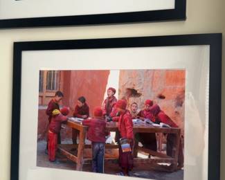 20” x 26” Documentary Style Photography Print of Children Studying - By Jeffrey Marqusee