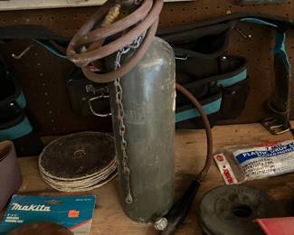vintage plumber's torch