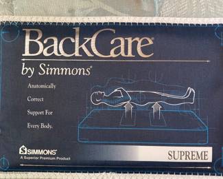 Simmons full mattress and springs