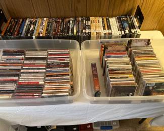DVDs and CDs