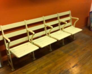 Cleveland Indians Browns Municipal Stadium row of seats $500