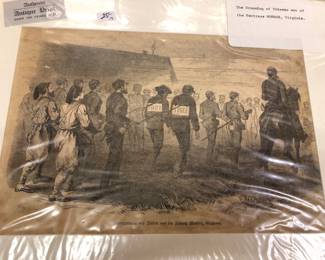 Civil War era engravings