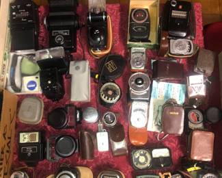 So many vintage light meters