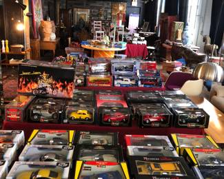 100s of diecast cars in original packaging