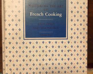 Signed Julia Child 1st edition mastering the art of French cooking volume two faded spine