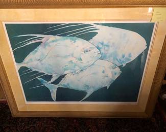 Richard Pettit, Living in our eloquence, lithograph