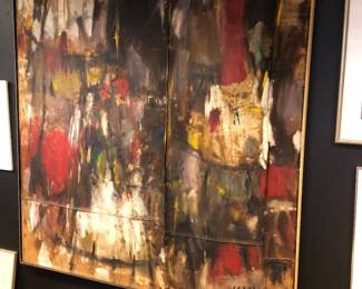 Large oil on canvas by Craig Lucas, Kent, OH