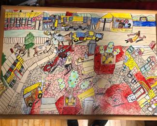 Robert E. Smith Outsider Art drawing