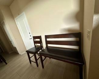 Dining table bench