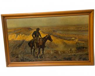 Charles Russell framed print