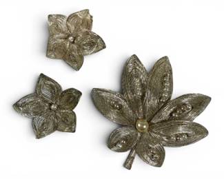 Silver Filigree Vintage Jewelry