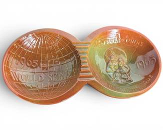 Redwing Pottery 1965 World Series Ashtray