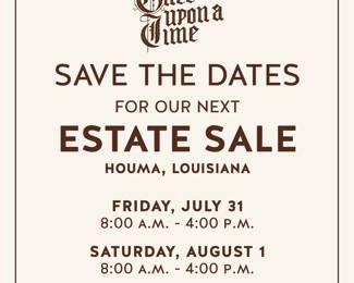 estate sales graphics sugarmill courtyard