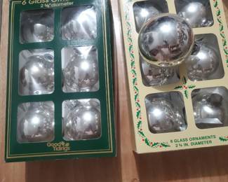 Vintage Glass Ornaments