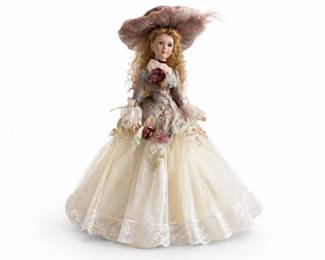 22 DuckHouseHeirloomVictorianPorcelainDoll