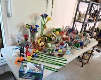 Art Glass and paper weights