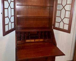 Antique Cherry Secretary Desk $145.00