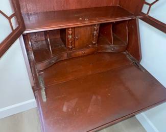 Antique Mahogany Secretary Desk $65.00