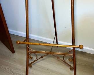 Antique Victorian Bent Oak Stick and Ball Artist Easel $175.00