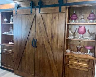 Magnussen Home Furniture Harper Farm Entertainment Wall Unit $850.00