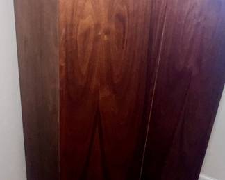 Vintage MCM Rosewood Chart/Map/Poster Art/Scroll Storage Cabinet $125.00