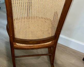 Antique Cane Back Rocker $45.00