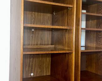 Retro Oak Stereo Cabinets $45.00 Pair