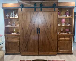 Magnussen Home Furniture Harper Farm Entertainment Wall Unit $850.00