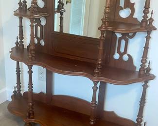 Antique Victorian Walnut Etagere $375.00