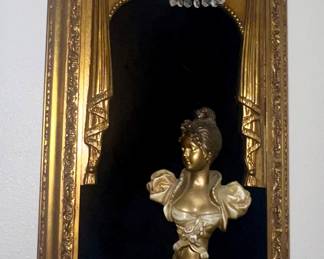 Vintage Hollywood Regency Theatrical Shadow Box Wall Sconces $450.00 Pair