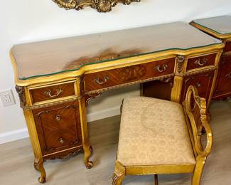Antique 1930's Art Deco French Provincial Bedroom Suite $650.00