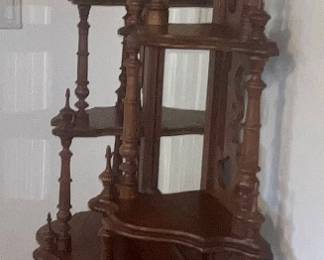 Antique Victorian Walnut Etagere $375.00