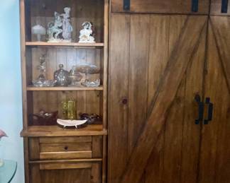Magnussen Home Furniture Harper Farm Entertainment Wall Unit $850.00