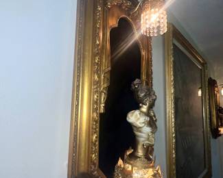 Vintage Hollywood Regency Theatrical Shadow Box Wall Sconces $450.00 Pair