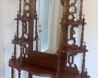 Antique Victorian Walnut Etagere $375.00