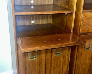 Retro Oak Stereo Cabinets $45.00 Pair