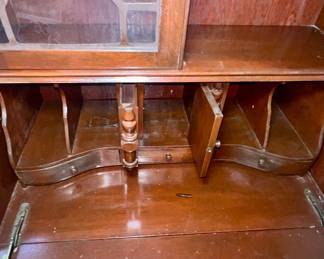 Antique Mahogany Secretary Desk $65.00